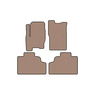 Rubberen automatten Carsuit (Beige) foto 1