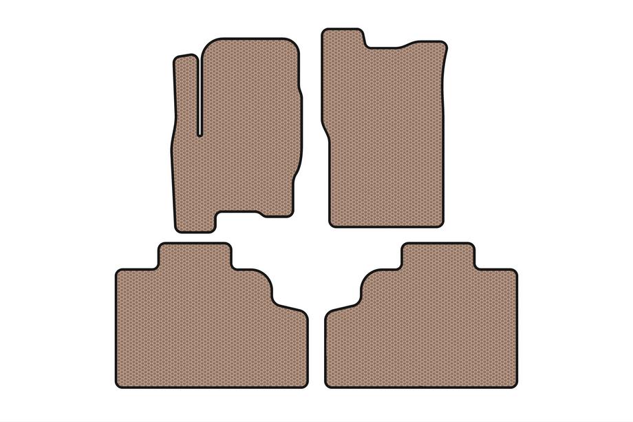 SsangYong Korando 1997–2006 Rubberen automatten Carsuit (Beige) Image