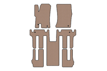 Ssang Yong Rodius Rubberen automatten Carsuit 2004-2008 (3 rijen, beige) foto 1