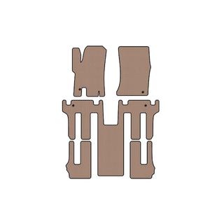 Rubberen automatten Carsuit 2004-2008 (3 rijen, beige) Ssang Yong Rodius foto 1