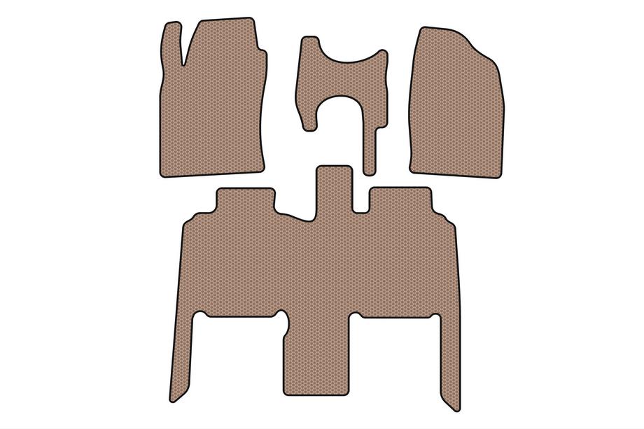 Toyota Previa 2000–2006 Rubberen automatten Carsuit (Beige) Image