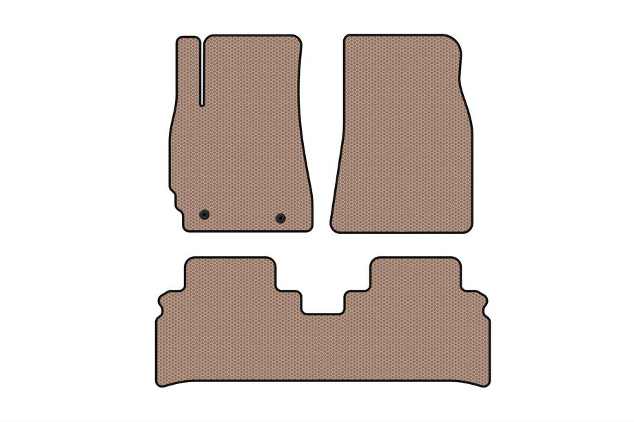 Toyota Highlander 2000–2008 Rubberen automatten Carsuit (Beige) Image