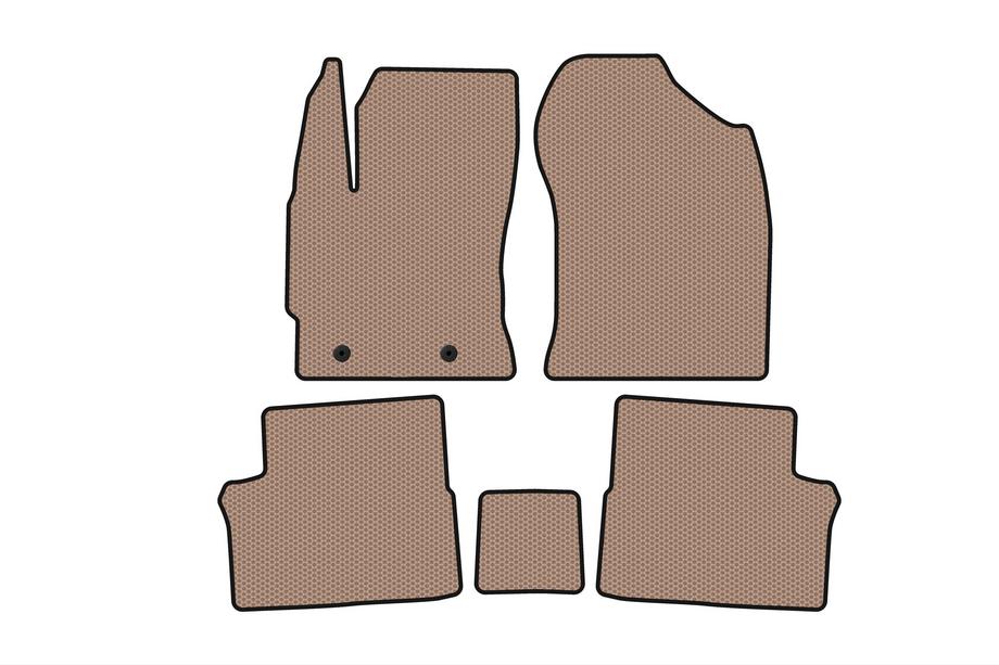 Toyota Auris 2012–2018 Rubberen automatten Carsuit (Beige) Image