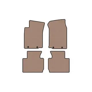 Rubberen automatten Carsuit (Beige)