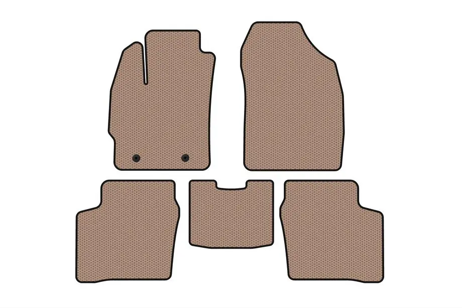 Toyota Prius 2003–2009 Rubberen automatten Carsuit (LB, beige) Image