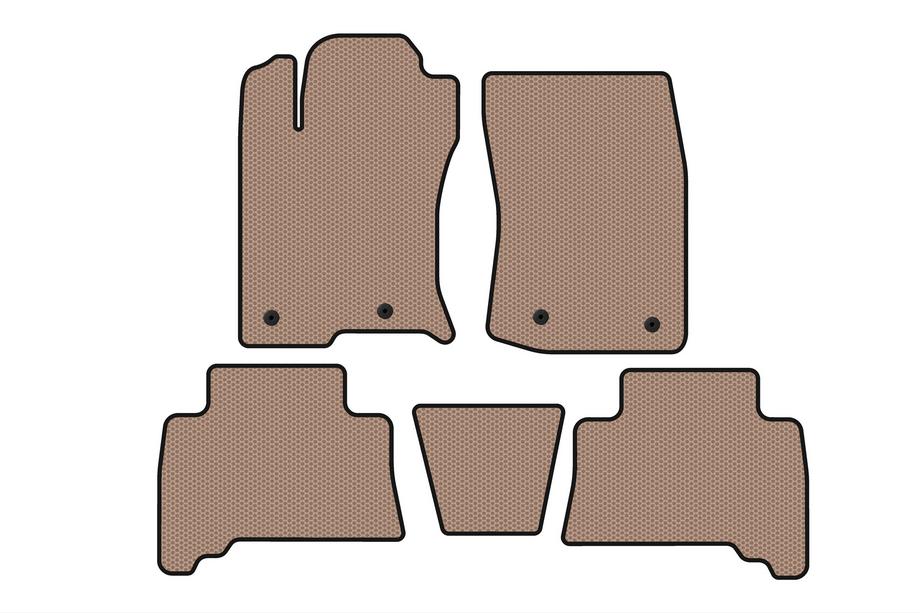 Toyota 4Runner 2009–2024 Rubberen automatten Carsuit (2009-2014, beige) Foto 1