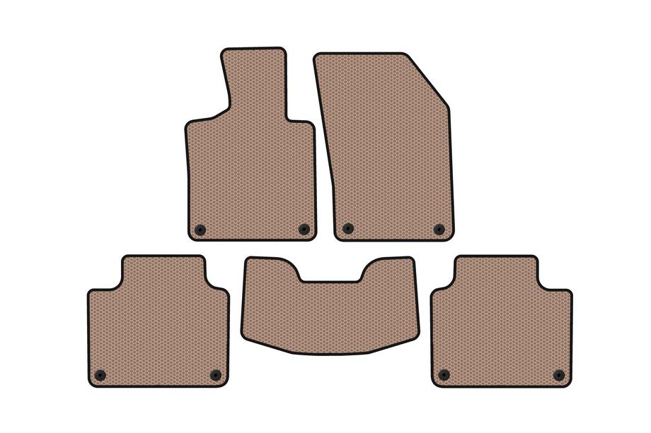 Volvo V90 1997–1998 Rubberen automatten Carsuit (SW, beige) Foto 1