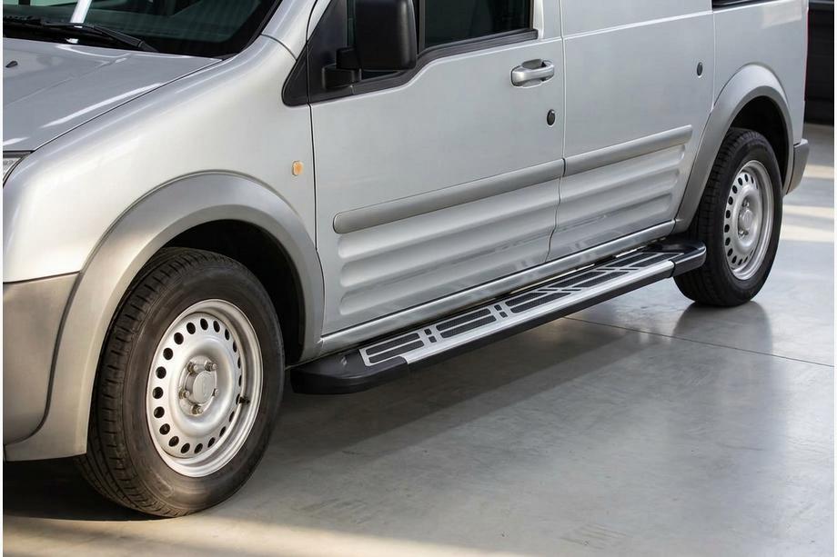 Ford Connect 2006–2009 Sunrise side steps (set van 2, aluminium) Image