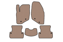 Volvo S60 2000–2009 Rubberen automatten Carsuit (SD, beige) foto 1