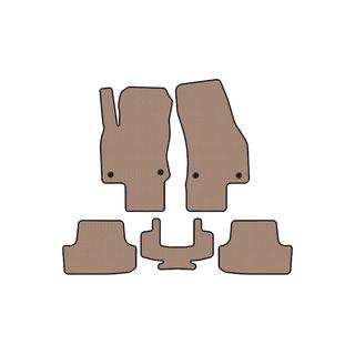 Rubberen automatten Carsuit (5-deurs, beige) foto 1