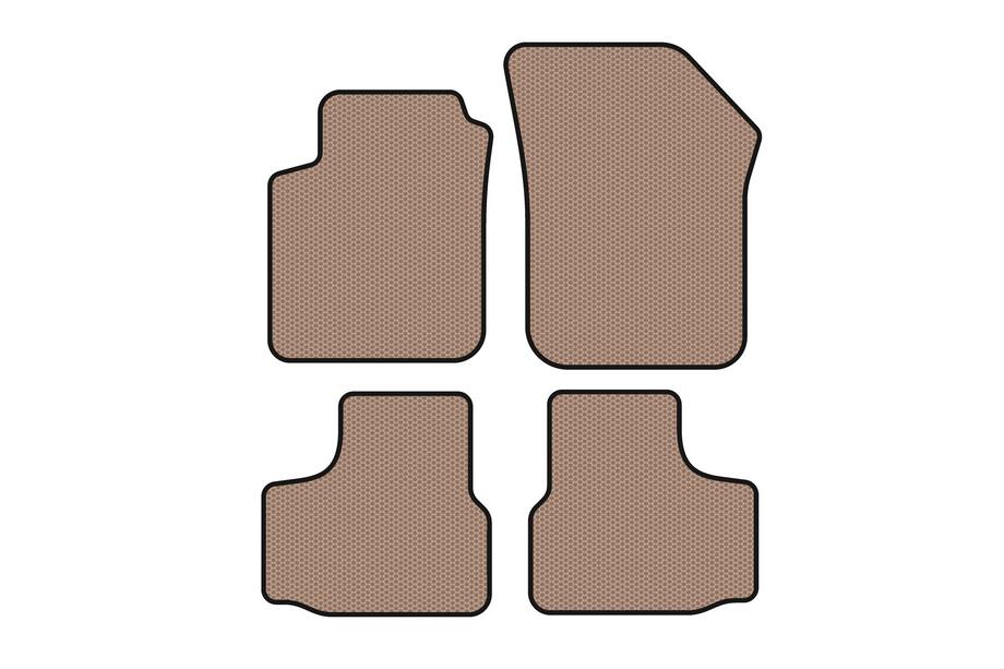 Volkswagen UP 2011–2023 Rubberen automatten Carsuit (Beige) Image