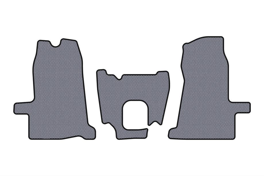 Ford Transit 2000–2014 Rubberen automatten Carsuit (2000-2006, 1+1, handgeschakeld, grijs) Foto 1