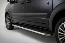 Ford Connect 2006–2009 Maydos V1 zijtreden (set 2 stuks, aluminium + RVS) foto 1