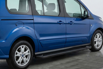 Ford Connect 2014–2021 Allmond Black zijtreden (2 st., aluminium) Standaard basis foto 1