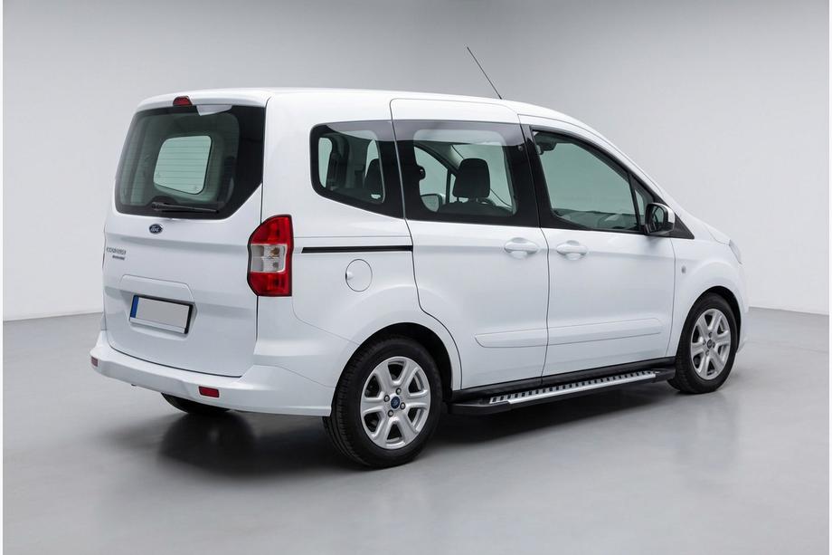Ford Courier 2014–2023 Line side steps (set van 2, aluminium) Image