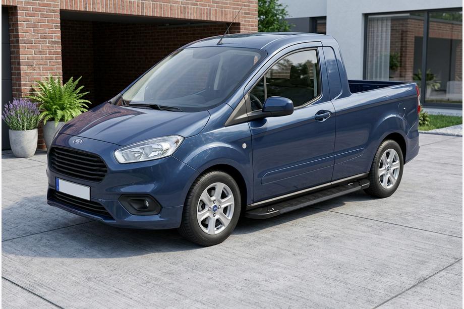 Ford Courier 2014–2023 RedLine Black zijtreden (2 st., aluminium) Image
