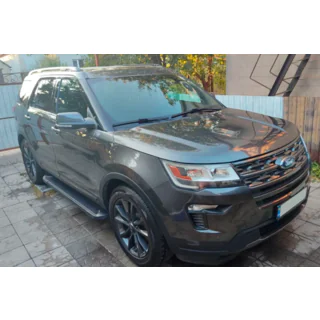 Allmond Black zijtreden (2 st., aluminium)