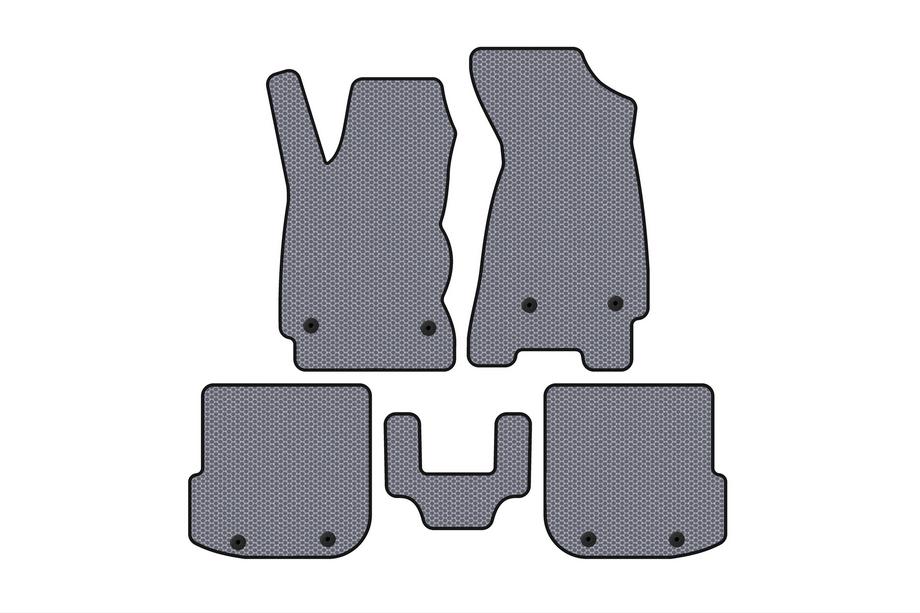 Audi A4 B5 1994–2001 Rubberen automatten Carsuit (Sedan, grijs) Image