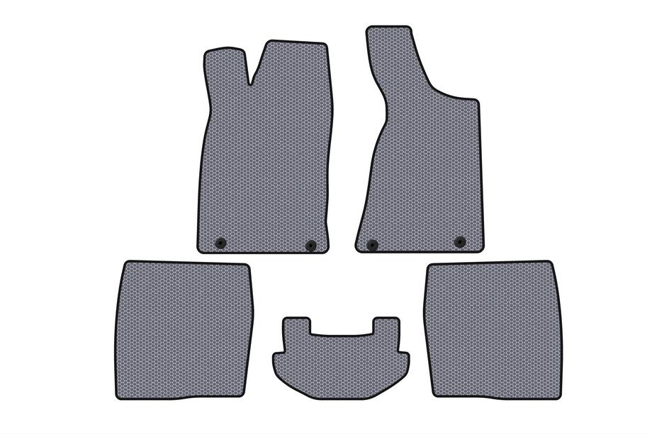 Audi 80/90 1987–1996 Rubberen automatten Carsuit (1987-1991, Sedan, grijs) Image