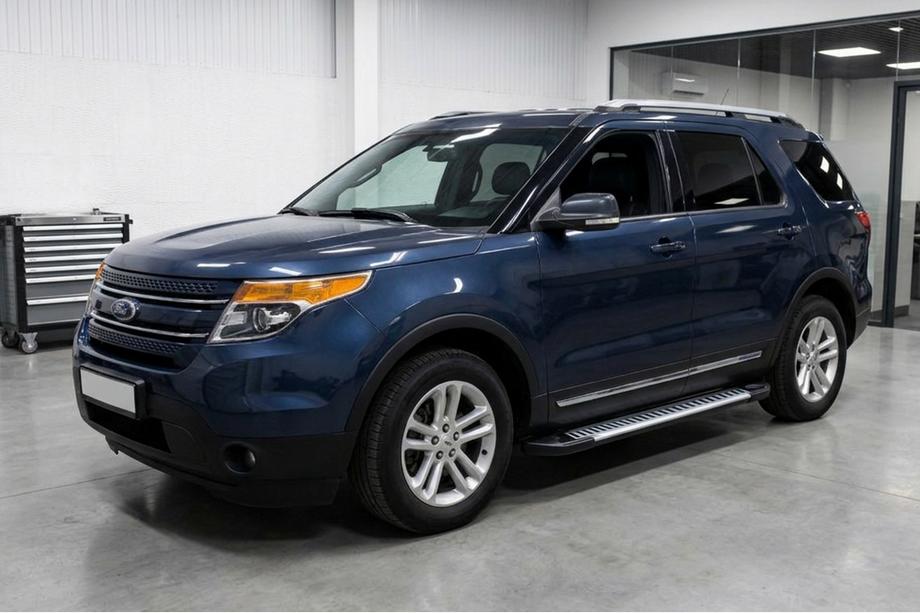 Ford Explorer 2011–2019 Side steps Line (2 stuks, aluminium) Image