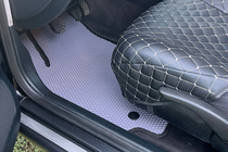 Audi A4 B5 1994–2001 Rubberen automatten Carsuit (Avant, grijs) foto 1