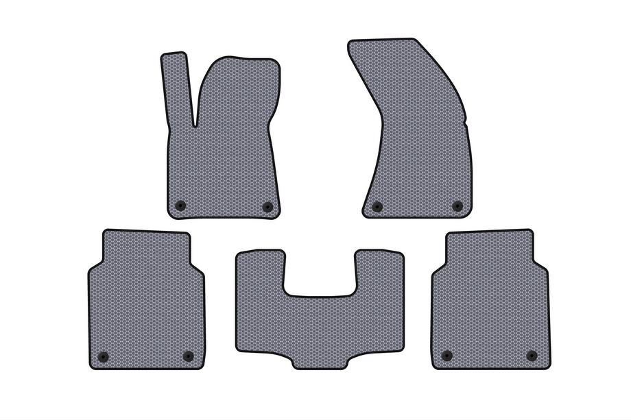 Audi A8 2010–2018 Rubberen automatten Carsuit (Long, grijs) Image