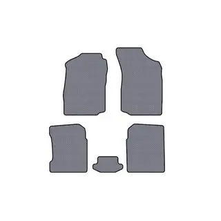 Rubberen automatten Carsuit (Grijs)