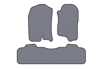 Chevrolet Tahoe 2007–2014 Rubberen mattenset Carsuit (2 rijen, 2007-2014, grijs) foto 1