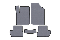Citroen C-2 2003–2009 Rubberen automatten Carsuit (Grijs) foto 1