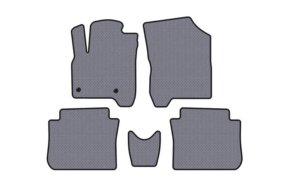 Citroen C-3 Picasso 2010–2017 Rubberen automatten Carsuit (Grijs) Foto 1