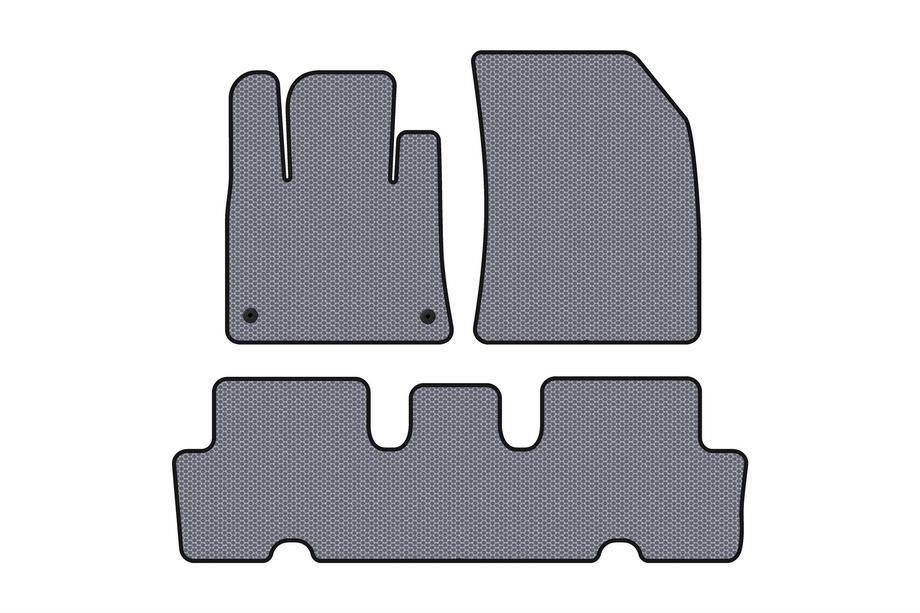 Citroen C-4 Picasso 2013–2022 Rubberen automatten Carsuit V1 (2 rijen, Grijs) Image
