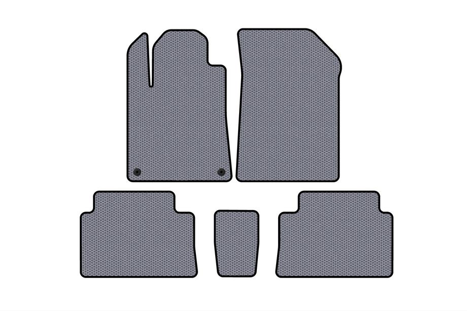 Citroen C-5 2001–2008 Rubberen automatten Carsuit (Grijs) Image