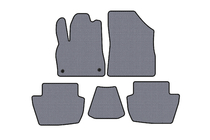 Citroen DS-5 2011–2015 Rubberen automatten Carsuit (HB, hybride/automaat, grijs) foto 1