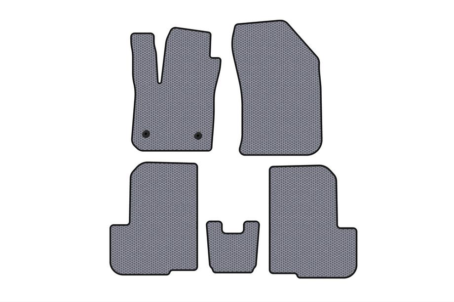 Dacia Lodgy 2012–2022 Carsuit rubberen automatten (2 rijen, 7-zits, grijs) Image