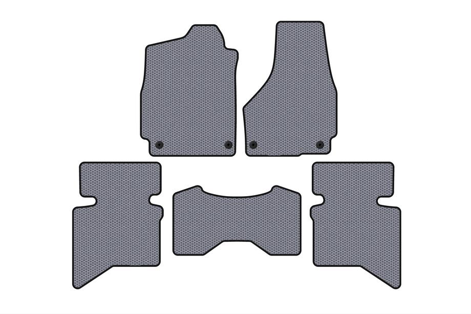 Dodge RAM (DS/DJ/D2) 2009–2024 Carsuit rubber automatten voor interieur (2009+, 5-zits/4-zits cabine, grijs) Image