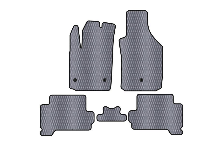 Fiat 500/500L 2013–2022 Rubberen automatten Carsuit (voor 500, Elektro, grijs) Image