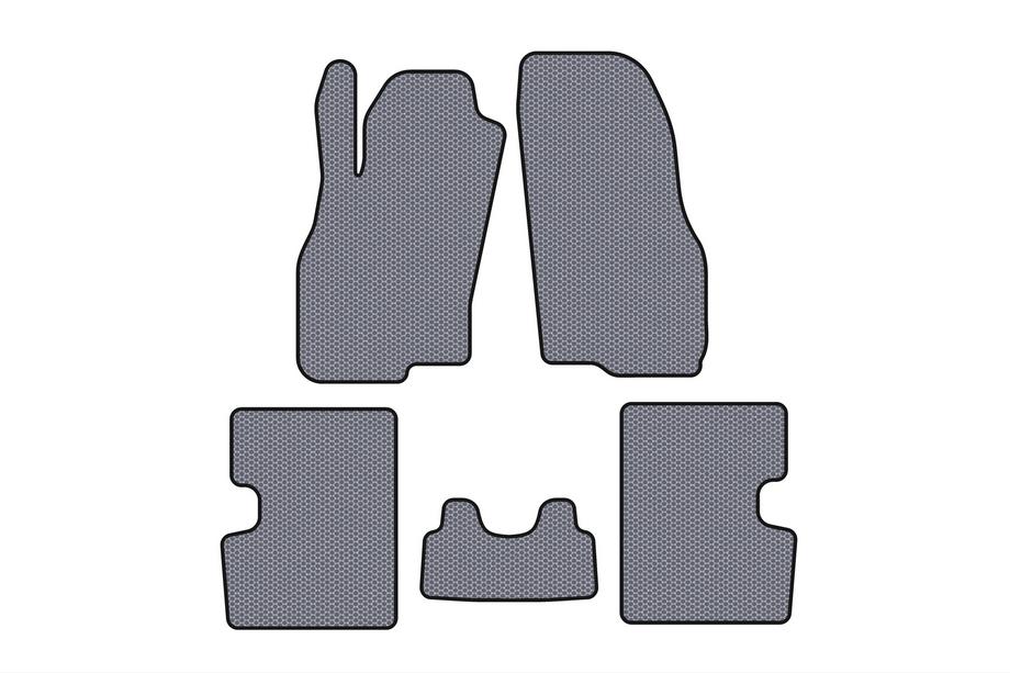 Fiat Punto Grande/EVO 2006–2018 Rubberen automatten Carsuit (HB, 5-deurs, vóór facelift, grijs) Image