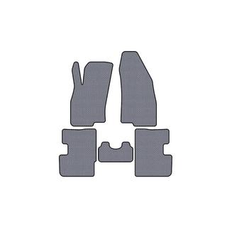 Rubberen automatten Carsuit (2011-2018, HB, 3-deurs, grijs) Fiat Punto Grande/EVO 2006–2018 foto 1