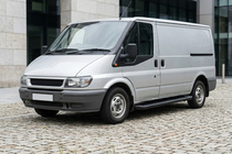 Ford Transit 2000–2014 Allmond Black side steps (2 st., aluminium) L1 (kort) foto 1