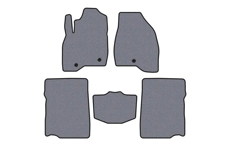 Ford Explorer 2011–2019 Rubberen automatten Carsuit (2017-2019, 2e rij, 7-zits, grijs) Foto 1