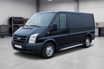 Ford Transit 2000–2014 Side steps Line (2 stuks, aluminium) foto 1