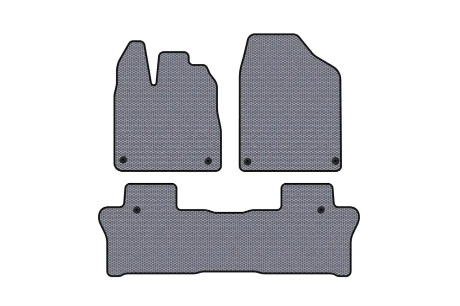 Honda Pilot 2015–2022 Rubberen automatten Carsuit (2 rijen, grijs) Image