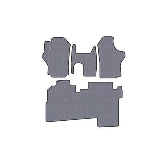 Rubberen automatten Carsuit (2004-2007, 2 rijen, 8-zits, grijs) Hyundai H200, H1, Starex 1998–2007 foto 1