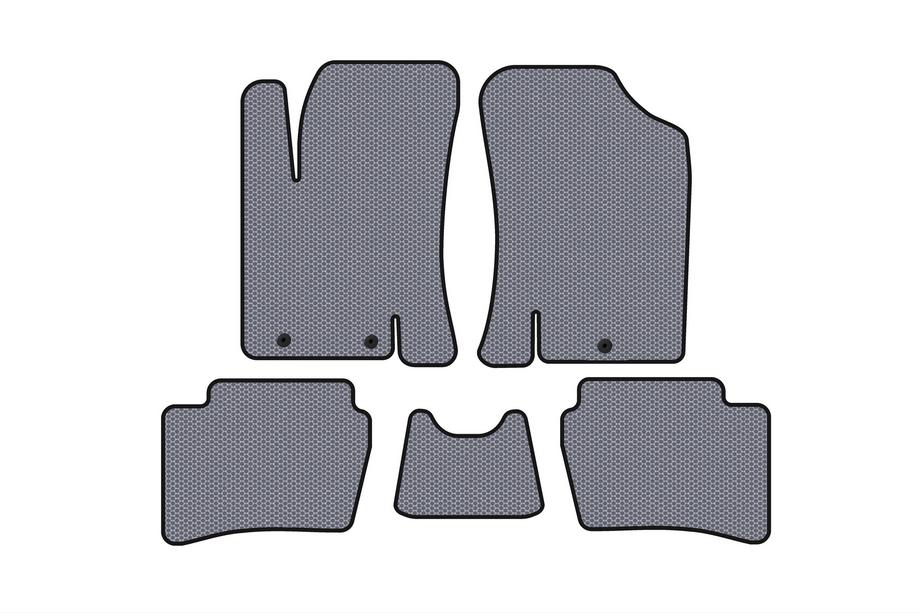 Hyundai I-20 2008–2012 Carsuit rubber automatten (HB, grijs) Image