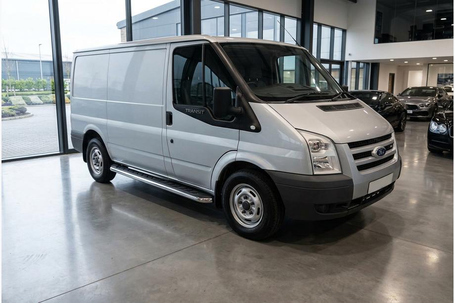 Ford Transit 2000–2014 Maydos V1 zijtreden (set 2 stuks, aluminium + RVS) Image