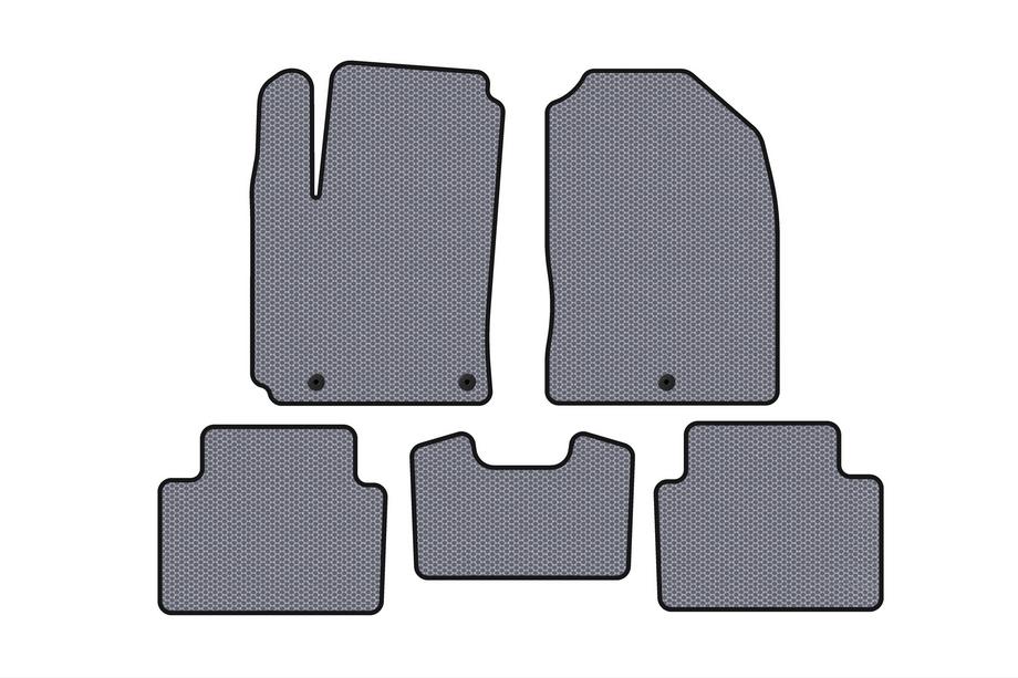 Hyundai Kona 2017–2023 Rubberen automatten Carsuit (2017-2020, benzine, grijs) Image