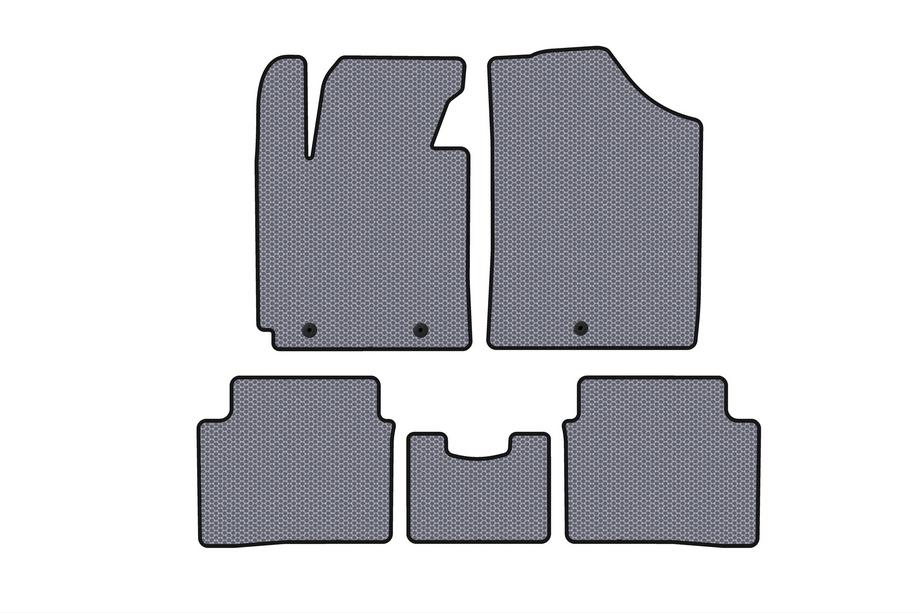 Hyundai Veloster 2011–2017 Rubberen automatten Carsuit (Grijs) Image