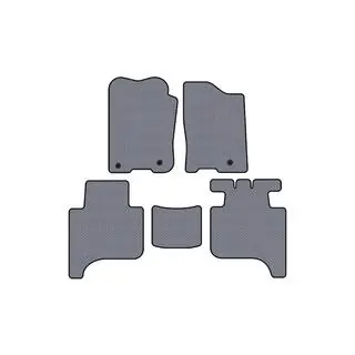 Rubberen automatten Carsuit (2 rijen, 2004-2008, grijs)