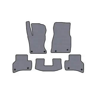 Rubberen automatten Carsuit (2015-2019, SD, grijs)