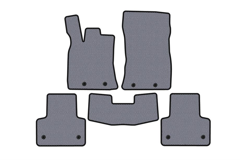 Jaguar XJ 2010– Carsuit rubberen automatten voor interieur (Short, grijs) Image